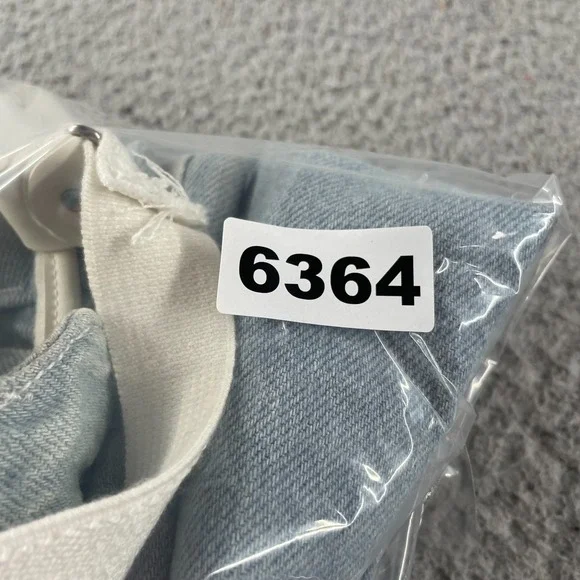 Vintage 70s Womens Pleated Jeans Suspender High Waist Fits 26x28 USA RARE *Read - Picture 15 of 15